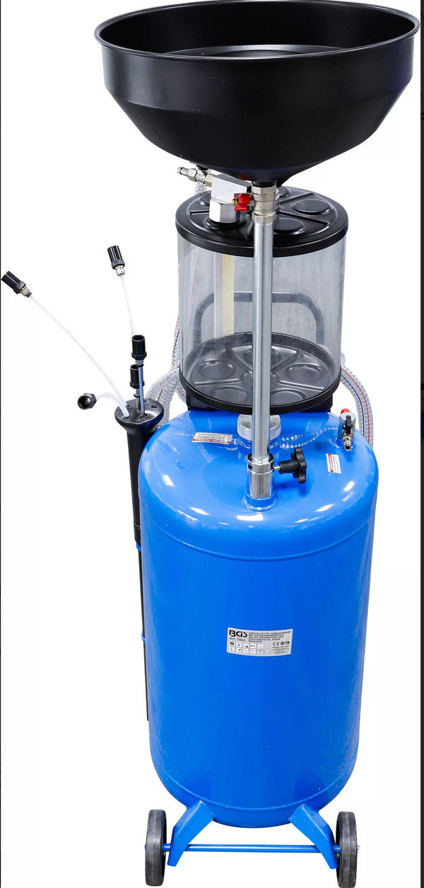 Vidangeur pneumatique d’huile avec récupérateur d’huile usée · 80 l