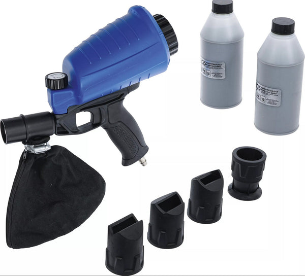 Pistolet de sablage pneumatique avec accessoires · 3 pièces