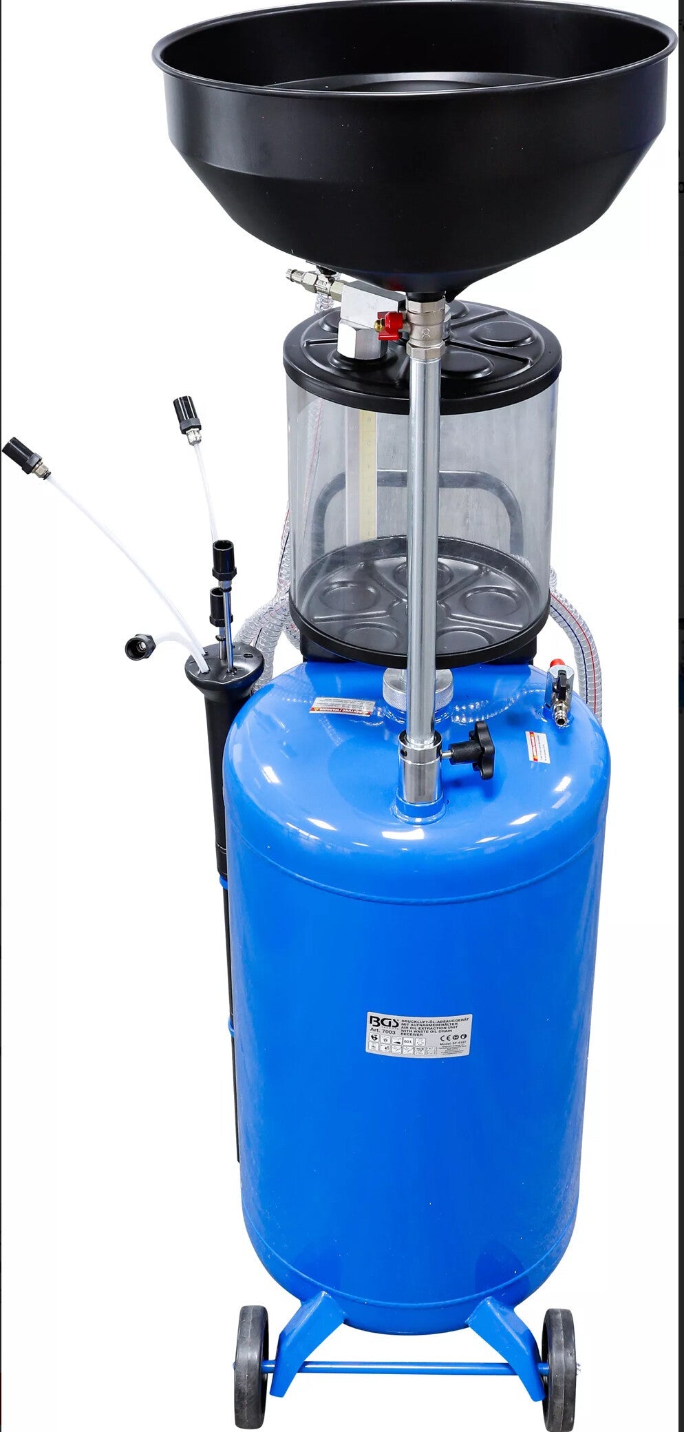 Vidangeur pneumatique d’huile avec récupérateur d’huile usée · 80 l
