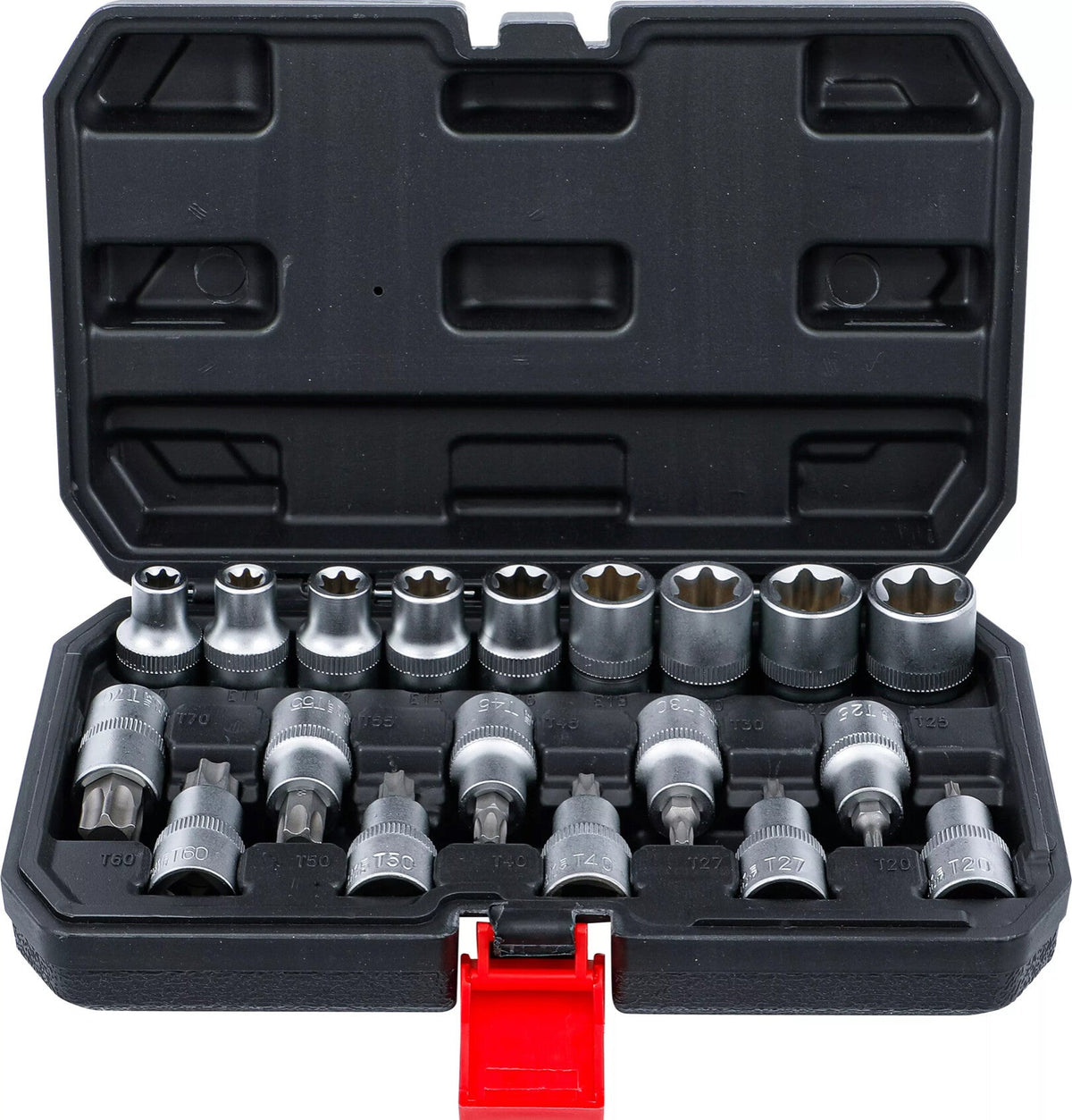 Jeu d'embouts et douilles Torx et Torx E · 12,5 mm (1/2") · 19 pièces