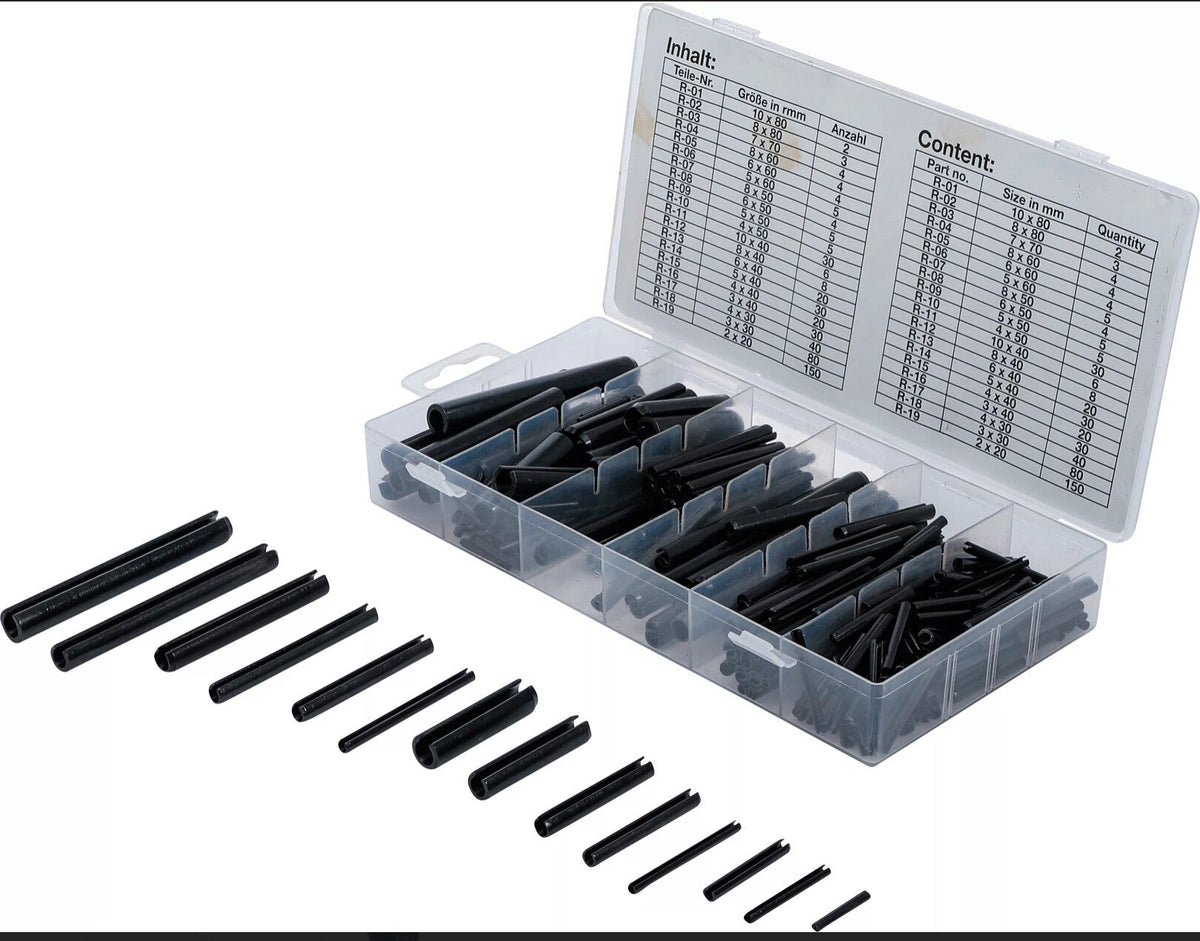 Assortiment de goupilles Mecanindus · 450 pièces