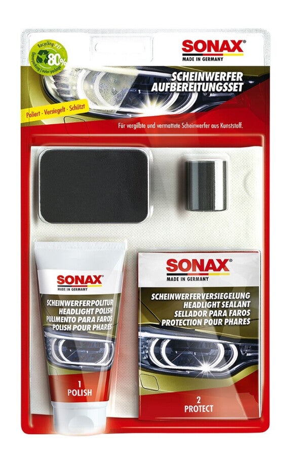 Kit de rénovation des phares SONAX · 85 ml
