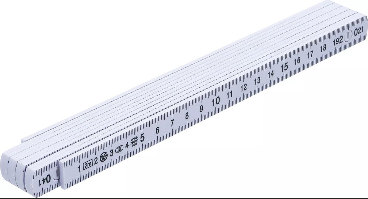 Mètre pliant · 10 sections · 2 m