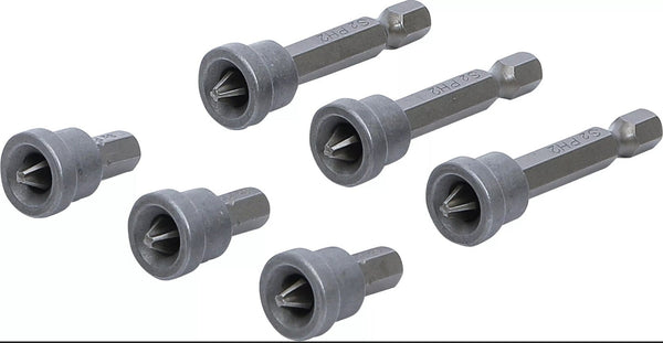 Embouts PH2 avec butée pour plaques de plâtre · 6 pièces