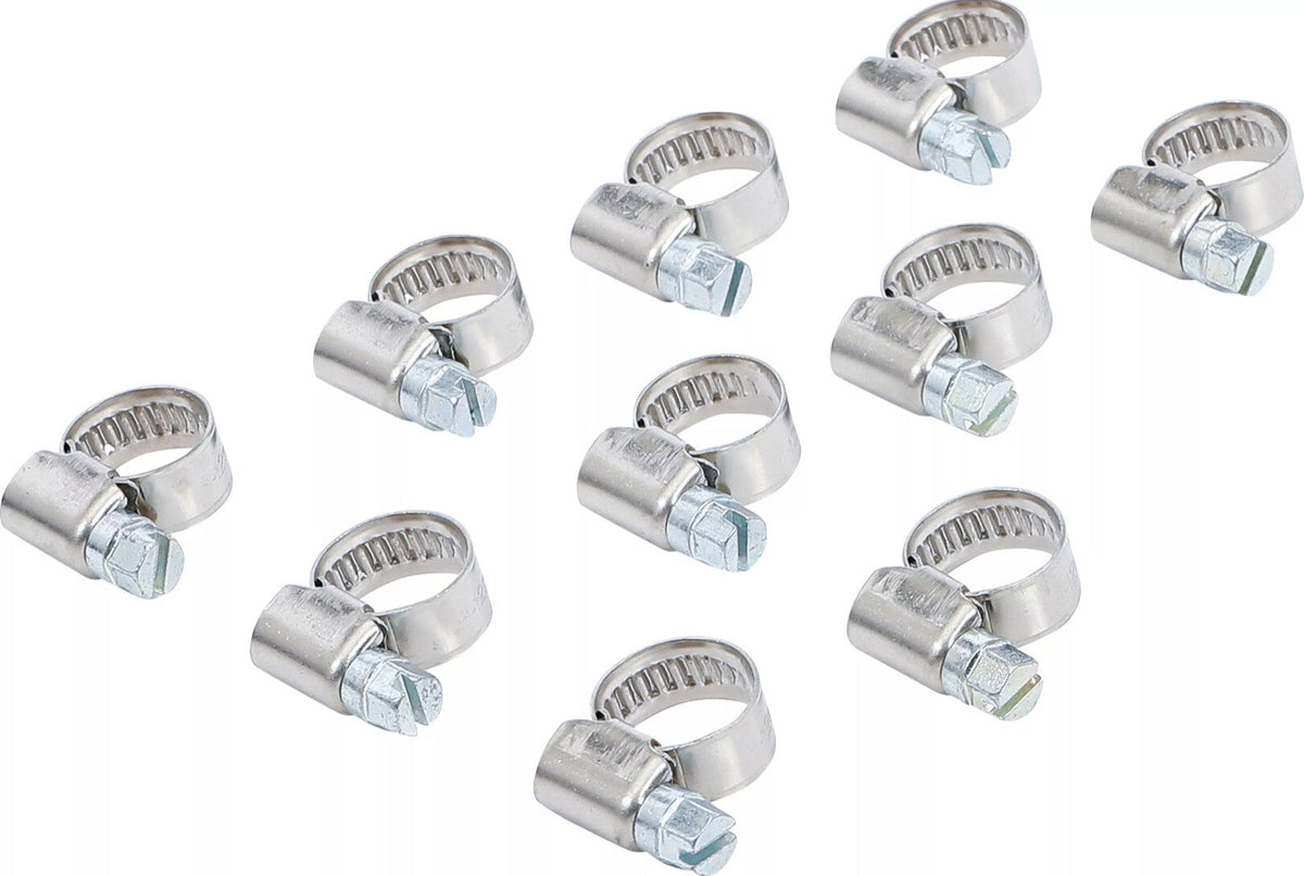 Colliers · inoxydable · 8 x 12 mm · 10 pièces