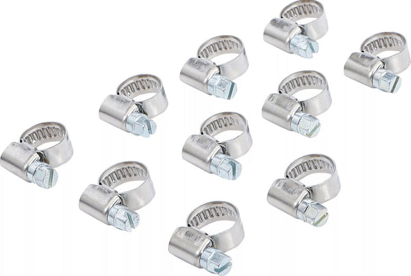 Colliers · inoxydable · 8 x 12 mm · 10 pièces